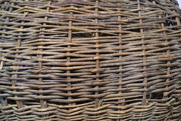 Wicker basket texture