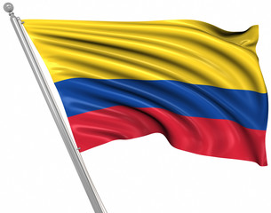 Fototapeta na wymiar Flag of Colombia