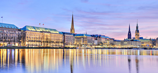 Fototapeta premium Binnenalster Hamburg