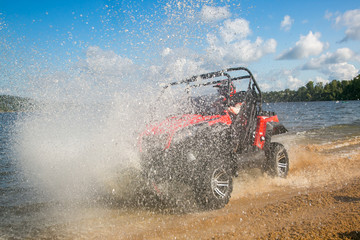 ATV in action, having fun