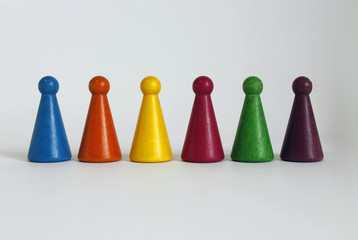 figur color colorful different play game wooden