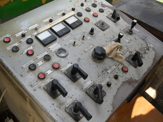 remote control old drilling machine