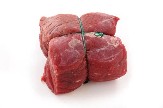 tied lamb steak