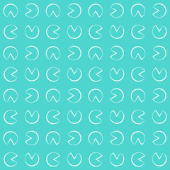 Pastel pattern. Seamless texture with circle.