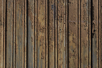 old dirty wooden fence
