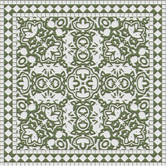 Decorative tile generated texture
