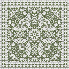Decorative tile generated texture