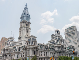 Fototapeta na wymiar Philadelphia City Hall Pennsylvania USA