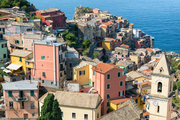Manarola town of Cinque Terre, Liguria, Italy