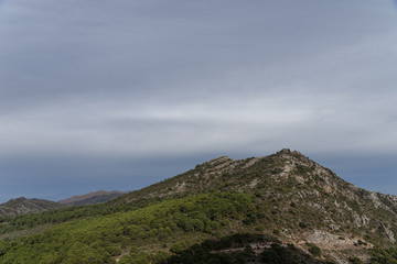 vistas de sierra blanca en el municipio de Ojén, Málaga
