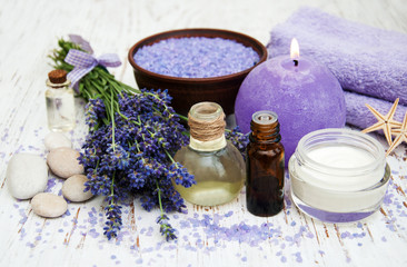 Fototapeta na wymiar lavender spa