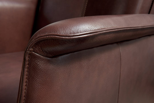 Leather detail - upholstered furniture