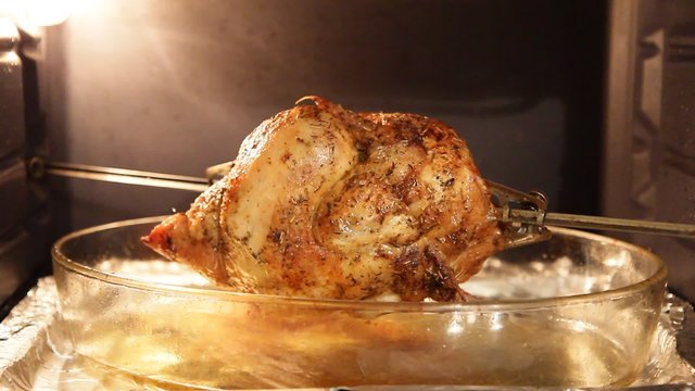 Poulet &agrave; la broche