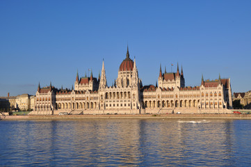 Fototapeta premium The Hungarian Parliament Building in Budapest.