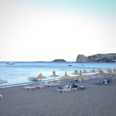 Obraz premium La spiaggia di Stegna - Rodi