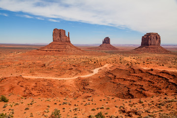 Fototapeta na wymiar Monument Valley Scenic Landscape