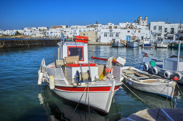 Fototapeta premium Paros fishing harbour