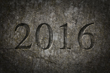Engraved New Year 2016