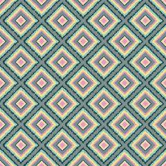 seamless pattern with rhombuses tribal