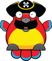 Cartoon Parrot Happy