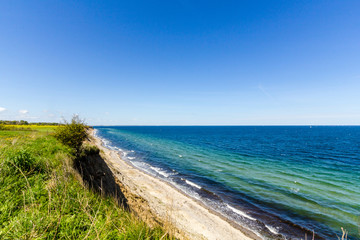 Fototapeta na wymiar Steilküste an der Ostsee