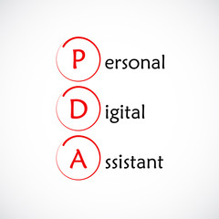 Acronym PDA as Personal Digital Assistant