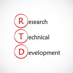 Acronym RTD as Research Technical Development