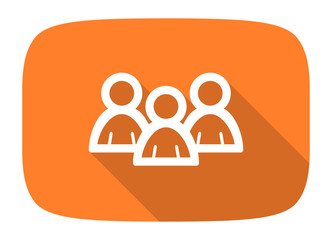 forum flat design modern icon