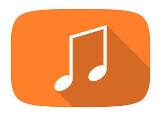 music flat design modern icon