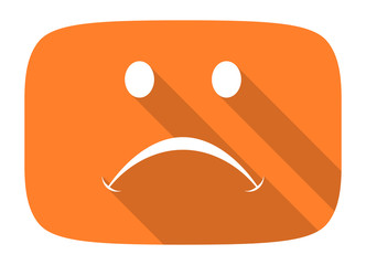 cry flat design modern icon