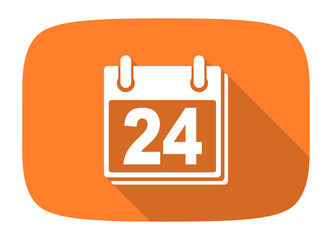calendar flat design modern icon