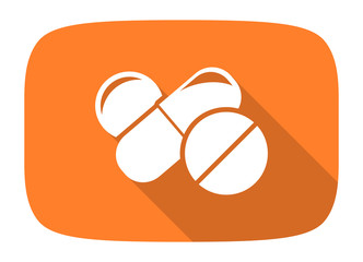 medicine flat design modern icon