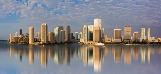 Panoramic view of downtown Miami