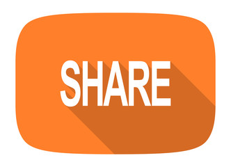 share flat design modern icon
