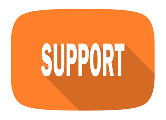 support flat design modern icon