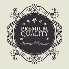 Vintage retro design.