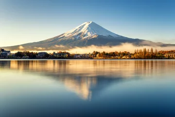 Küchenrückwand glas motiv Fuji Berg Fuji