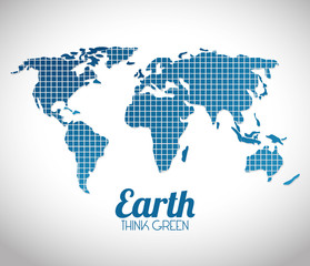 World earth design.