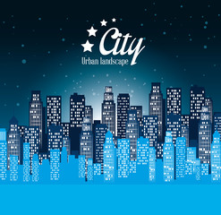 Naklejka premium City urban design.