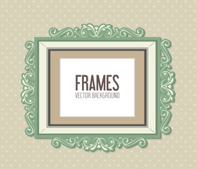 Frame card design.