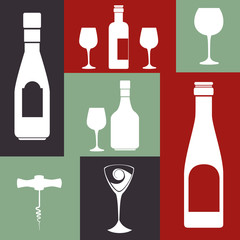 Wine digital design.