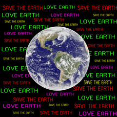 save the earth concept (Elements of this image furnished by NASA