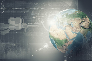 Fototapeta premium Computing connection