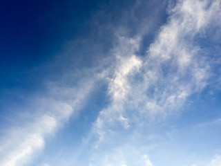 blue sky with white cloud