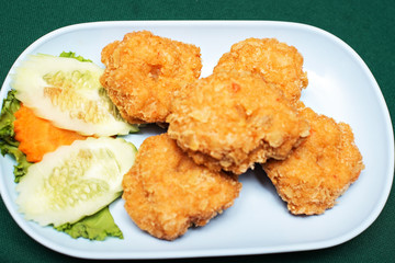 fried shrimp meat