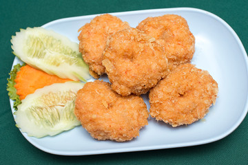 fried shrimp meat