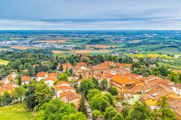 Countryside of Romagna in Italy