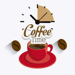 Coffee time design.