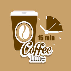 Coffee time design.
