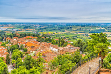 Fototapeta na wymiar Countryside of Romagna in Italy
